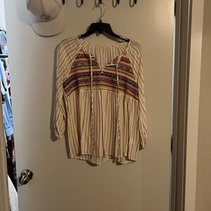 Savanna Jane Multicolor Embroidered Blouse